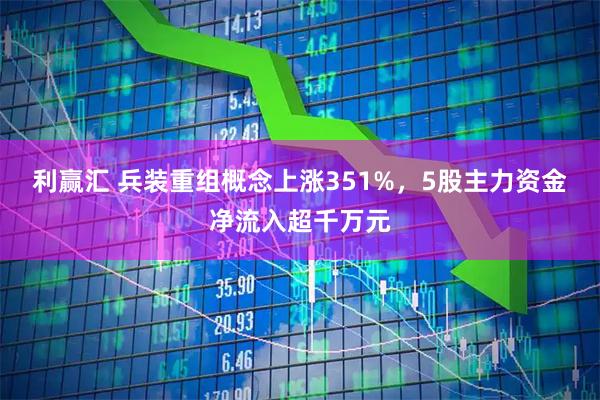 利赢汇 兵装重组概念上涨351%，5股主力资金净流入超千万元